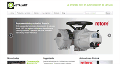 Desktop Screenshot of metalart.com.ar
